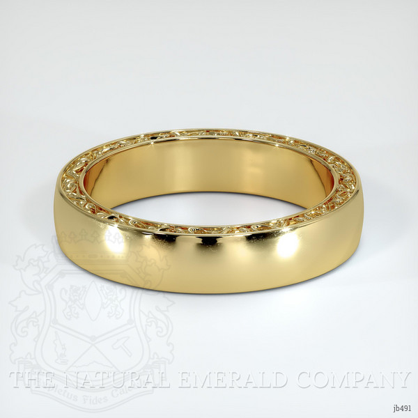 14K Yellow Gold Men's Plain Band