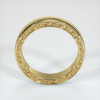 14K Yellow Gold Men's Plain Band Image