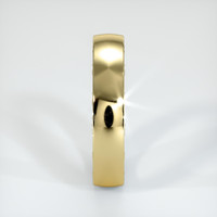 18K Yellow Gold Men's Plain Band Image