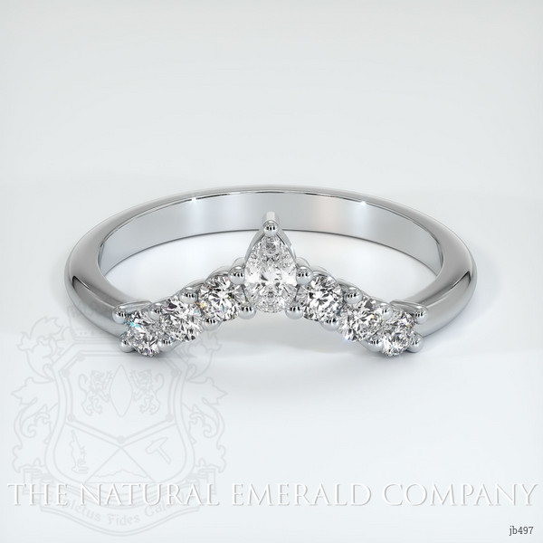 Platinum 950 Diamond Prong Wedding Band