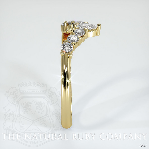 14K Yellow Gold Diamond Prong Wedding Band