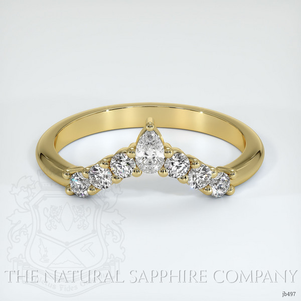 18K Yellow Gold Diamond Prong Wedding Band