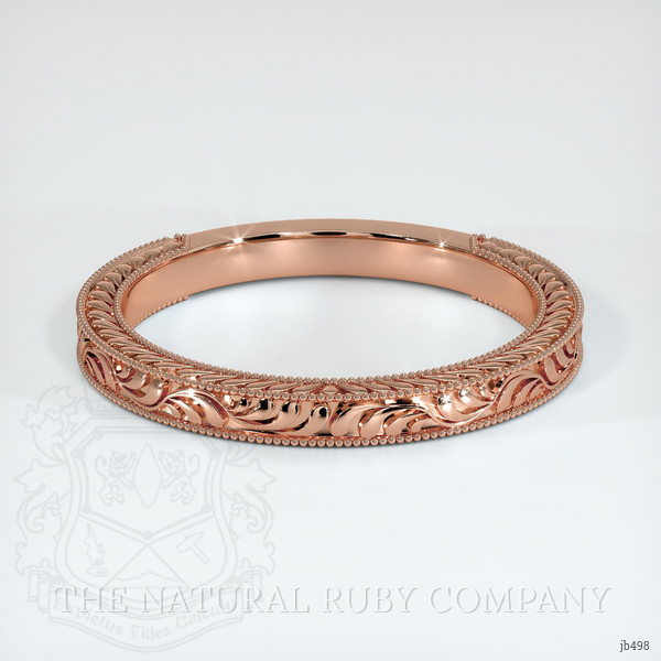 14K Rose Gold Antique Style Plain Band