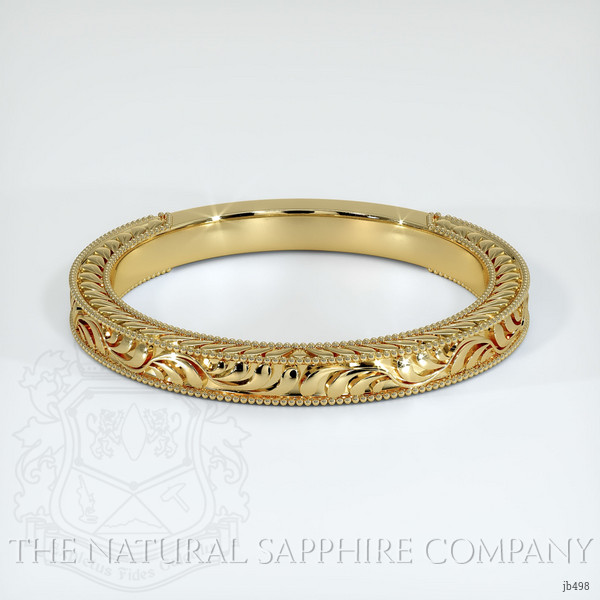 14K Yellow Gold Antique Style Plain Band