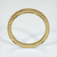 14K Yellow Gold Antique Style Plain Band Image