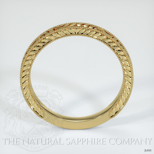 14K Yellow Gold Antique Style Plain Band