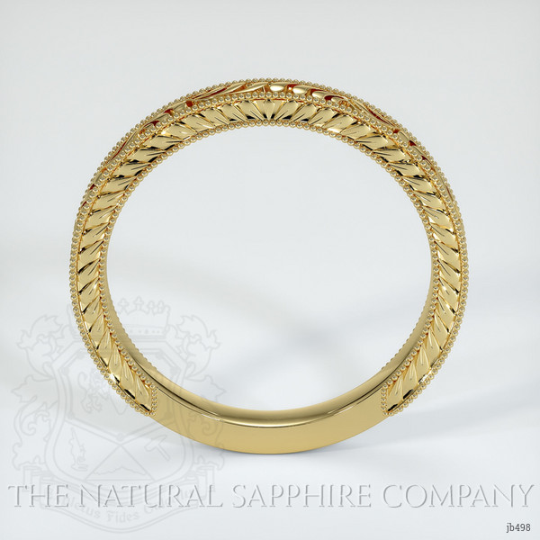 18K Yellow Gold Antique Style Plain Band