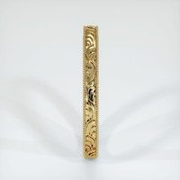 18K Yellow Gold Antique Style Plain Band Image