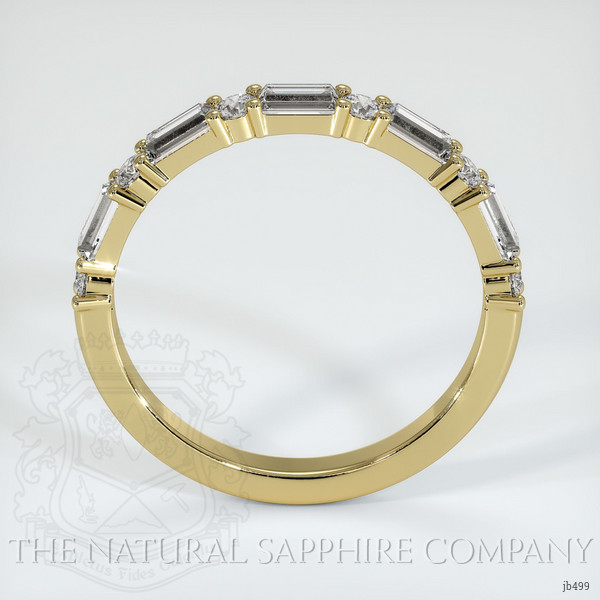 18K Yellow Gold Diamond Prong Wedding Band