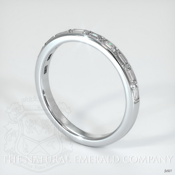 Platinum 950 Diamond Channel Wedding Band