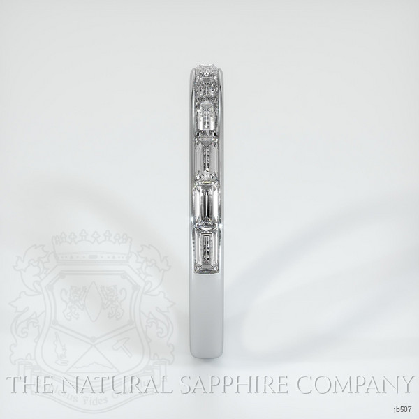 Platinum 950 Diamond Channel Wedding Band