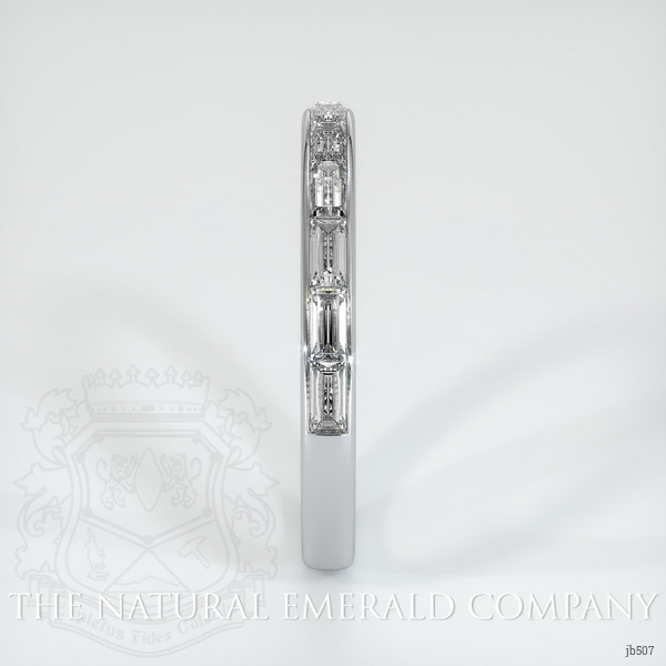 Platinum 950 Diamond Channel Wedding Band