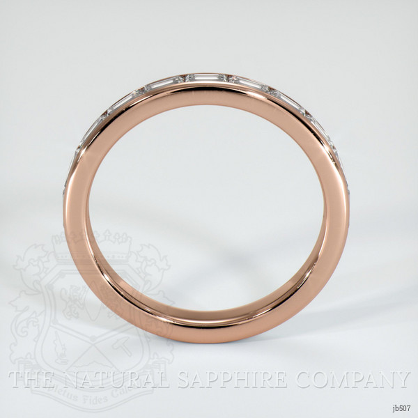 14K Rose Gold Diamond Channel Wedding Band