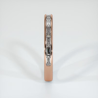 14K Rose Gold Diamond Channel Wedding Band Image