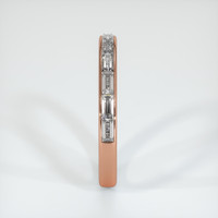 14K Rose Gold Diamond Channel Wedding Band Image