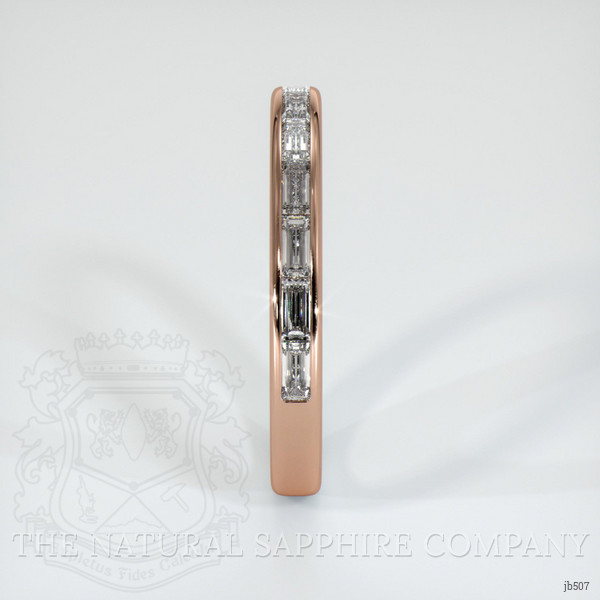 14K Rose Gold Diamond Channel Wedding Band