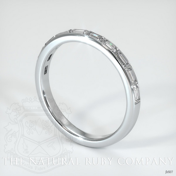 14K White Gold Diamond Channel Wedding Band