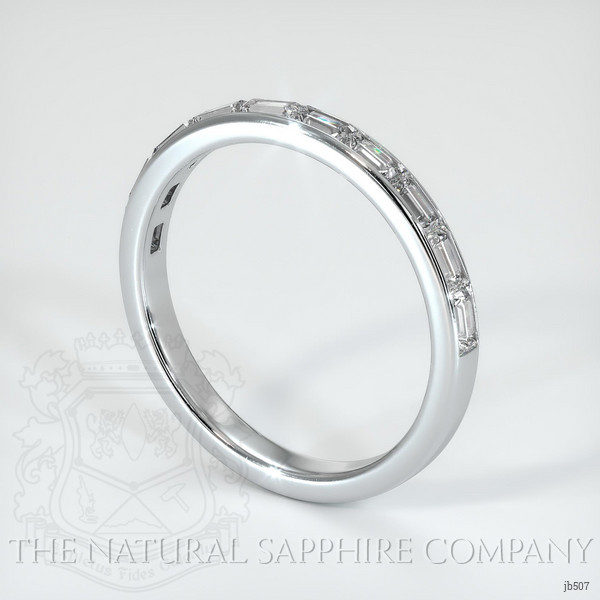 14K White Gold Diamond Channel Wedding Band