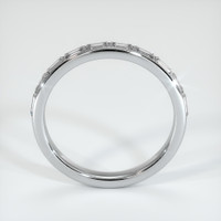 14K White Gold Diamond Channel Wedding Band Image
