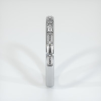 14K White Gold Diamond Channel Wedding Band Image