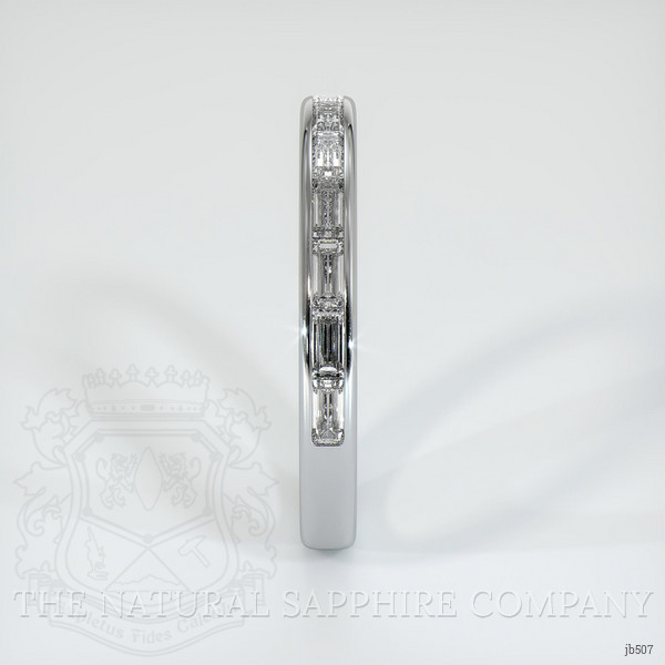 14K White Gold Diamond Channel Wedding Band