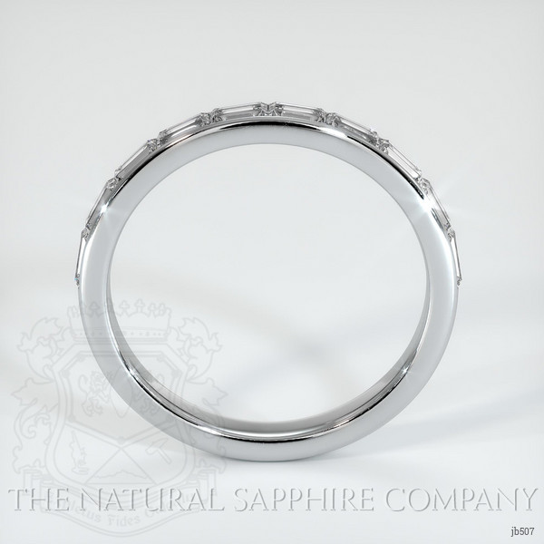 18K White Gold Diamond Channel Wedding Band