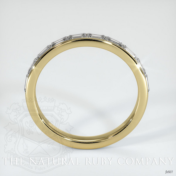 14K Yellow Gold Diamond Channel Wedding Band
