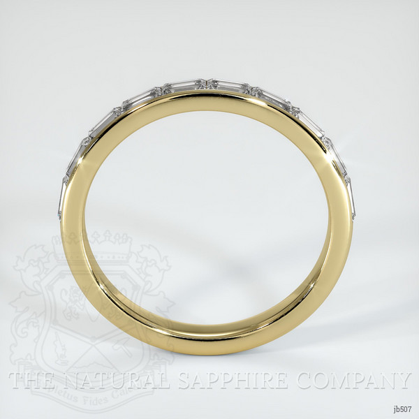 14K Yellow Gold Diamond Channel Wedding Band
