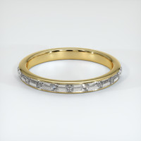 18K Yellow Gold Diamond Channel Wedding Band Video