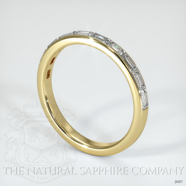 18K Yellow Gold Diamond Channel Wedding Band