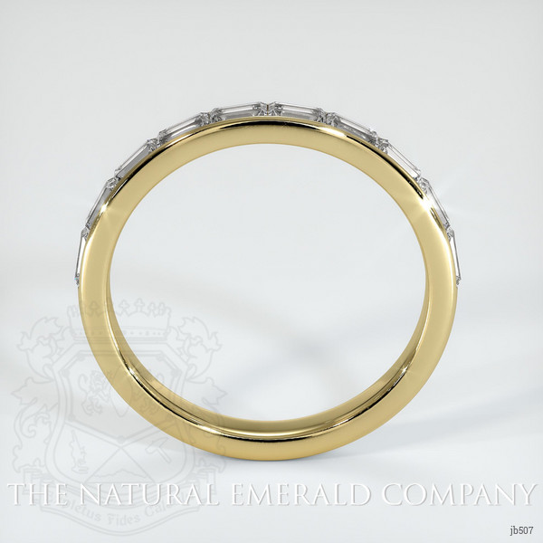 18K Yellow Gold Diamond Channel Wedding Band