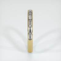 18K Yellow Gold Diamond Channel Wedding Band Image