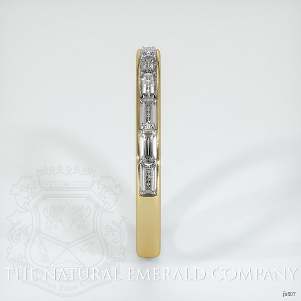 18K Yellow Gold Diamond Channel Wedding Band