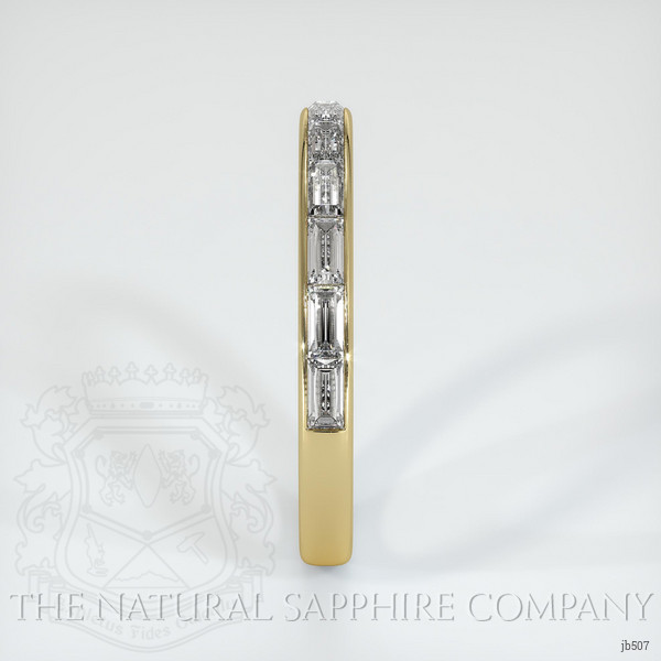 18K Yellow Gold Diamond Channel Wedding Band