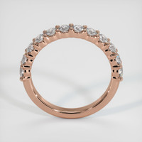 14K Rose Gold Diamond Prong Wedding Band Image