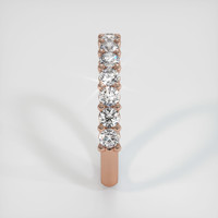 14K Rose Gold Diamond Prong Wedding Band Image