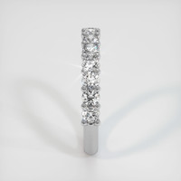 14K White Gold Diamond Prong Wedding Band Image