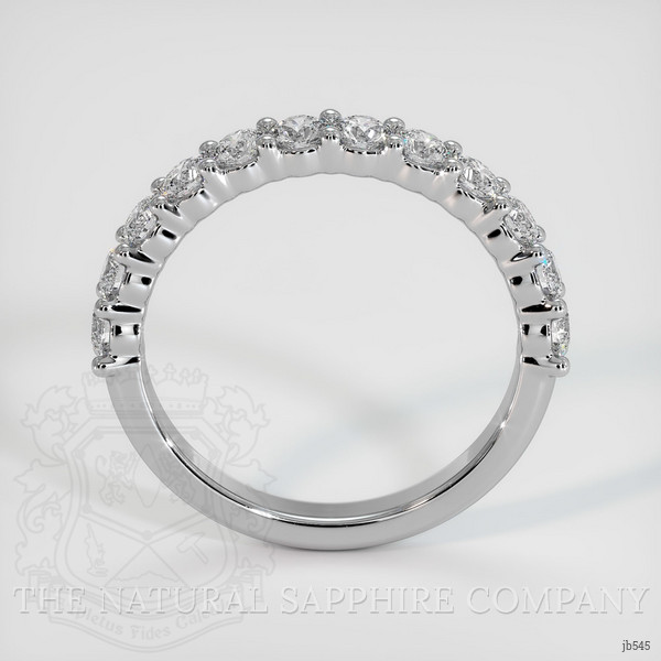 18K White Gold Diamond Prong Wedding Band