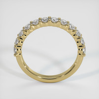 14K Yellow Gold Diamond Prong Wedding Band Image
