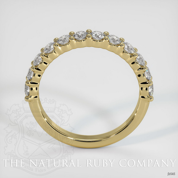 14K Yellow Gold Diamond Prong Wedding Band