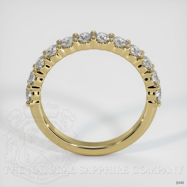14K Yellow Gold Diamond Prong Wedding Band