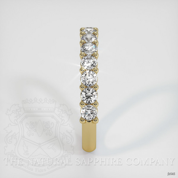 14K Yellow Gold Diamond Prong Wedding Band