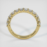 18K Yellow Gold Diamond Prong Wedding Band Image