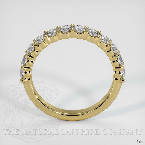 18K Yellow Gold Diamond Prong Wedding Band