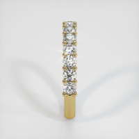 18K Yellow Gold Diamond Prong Wedding Band Image