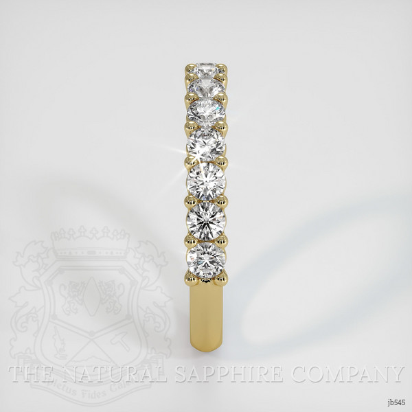 18K Yellow Gold Diamond Prong Wedding Band