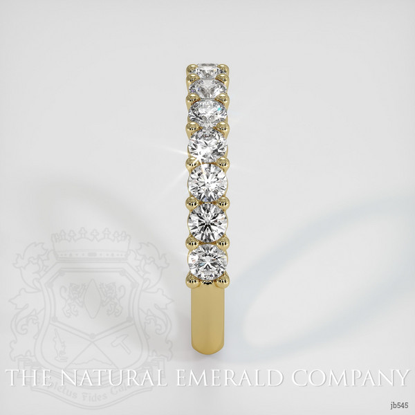 18K Yellow Gold Diamond Prong Wedding Band