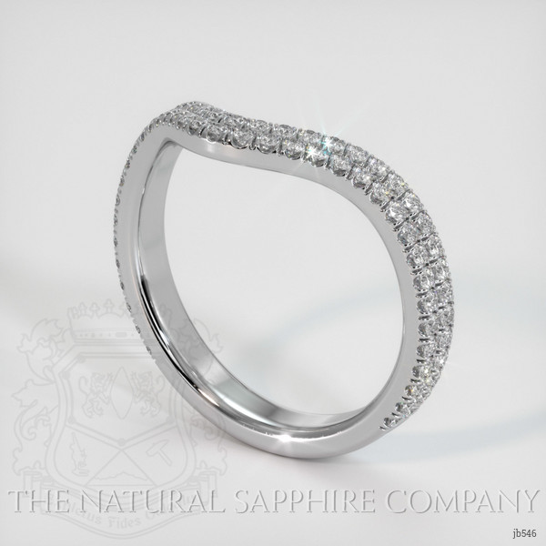 Platinum 950 Diamond Pave Wedding Band