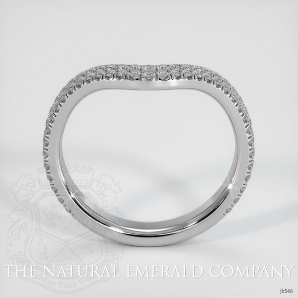 Platinum 950 Diamond Pave Wedding Band