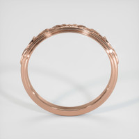 14K Rose Gold Antique Style Plain Band Image